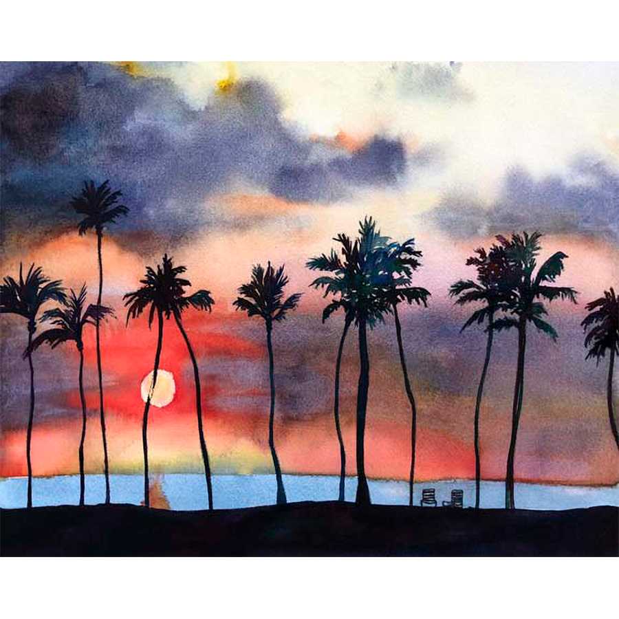 NIGHT SKY V by Paul Mccreery , Item#CG002446P, Matte Paper, Art, Giclée on Paper, Horizontal, Small